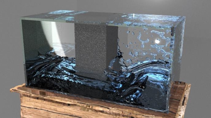 Rendered technical animation at simulation step 118