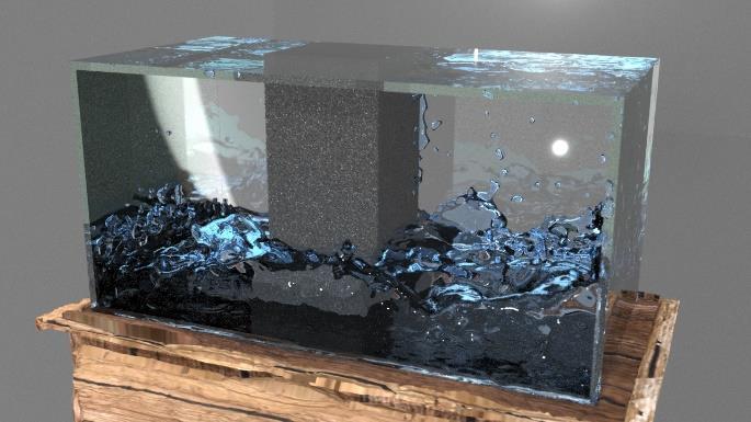 Rendered technical animation at simulation step 172